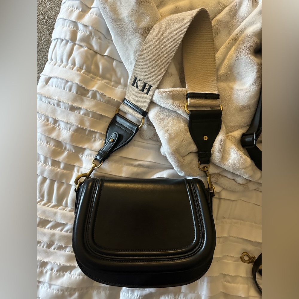 Zara initial strap handbag, plus a shoulder strap!